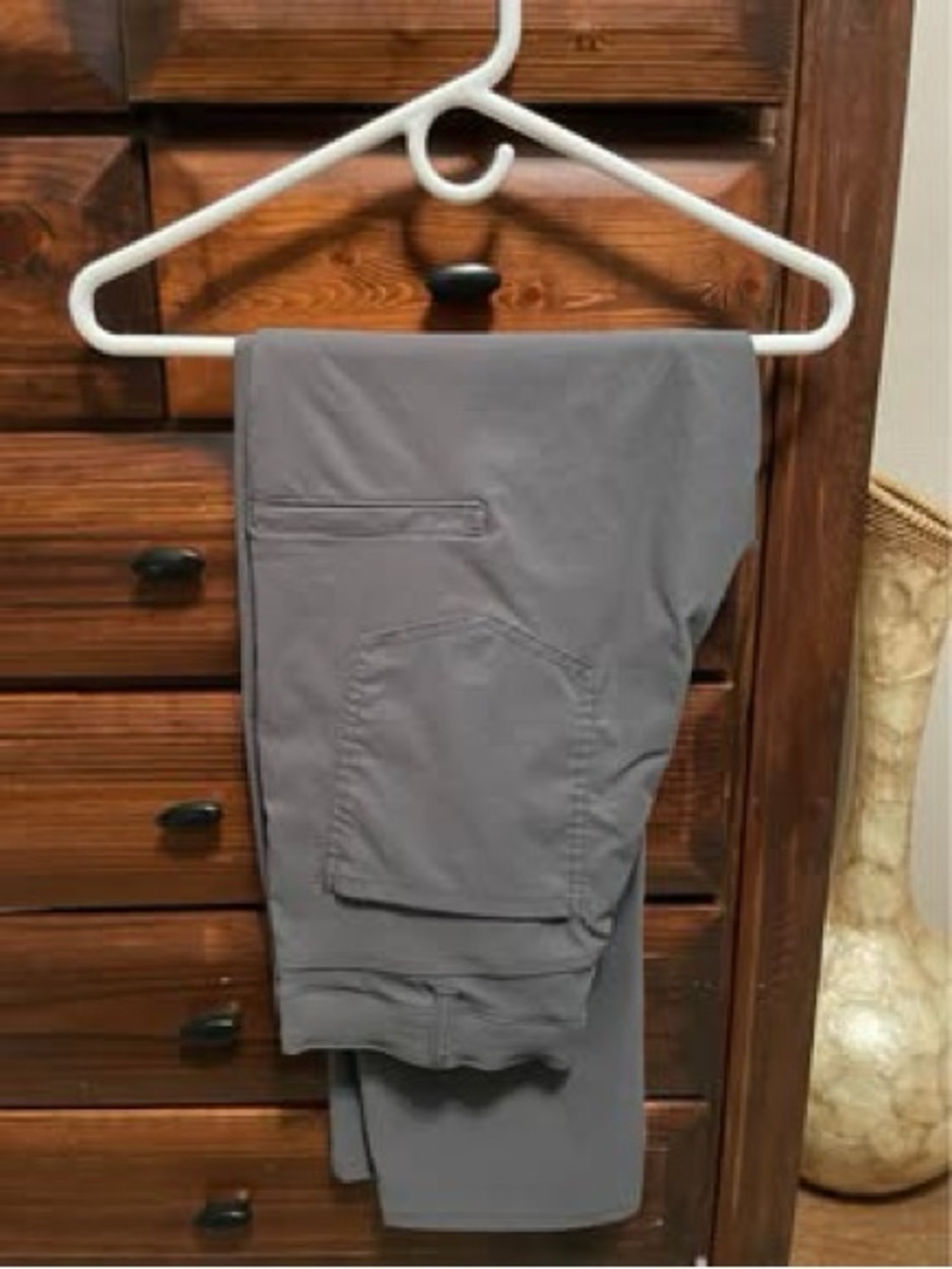 Gray Cargo Pants with Utility Pockets